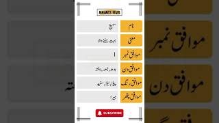 Sami Name Meaning in Urdu  shorts viral short [upl. by Nerehs]