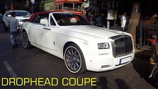 Ambanis Rolls Royce Phantom DHC  Supercars In Mumbai  India [upl. by Sivra]