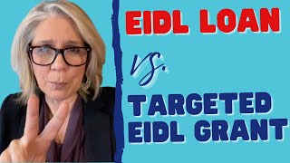 EIDL Loan vs EIDL Target Advance [upl. by Rozina]