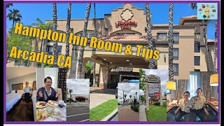 HAMPTON INN ARCADIA CA Arcadia Landmark Raising Canes Chicken Fingers Taisho Olive Garden BJs [upl. by Macmullin]