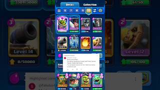 mortar control deck 🤯  clash royale  shorts battleroyale [upl. by Krute]