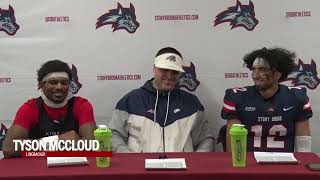 Stony Brook Football Postgame Press Conference  Nov 9 2024 [upl. by Gregoor]