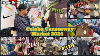 COLABA CAUSEWAY MARKET 2024  New Collections  Faishion Street Market  Thrift Vlog Faizyyy Vlogzz [upl. by Bittencourt]