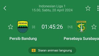 Live Streaming Persib VS Persebaya hari ini animasi statistik [upl. by Post]