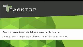 Tasktop Hub Demo Planview LeanKit and Atlassian Jira [upl. by Llorre]