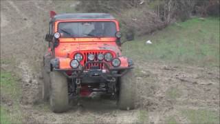 JEEP CJ7 x 3 350 v8 amp 37Maxxis OFFROAD [upl. by Gurolinick]