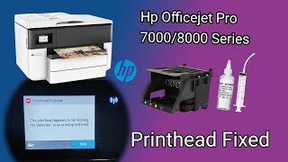 Easy Fix for Hp Officejet 7740 Printhead Problem  Subscribe [upl. by Hal]