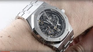 Audemars Piguet Royal Oak Openworked 15305STOO1220ST01 Luxury Watch Review [upl. by Quirita]