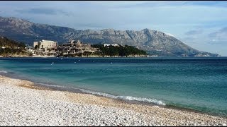 Beach Slovenska plaža Budva  Montenegro [upl. by Anavas]