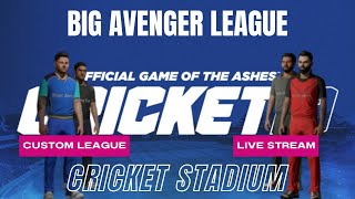 FINALLLL  BIG AVENGERS LEAUGE  Live Gameplay  RS GAMER live cricket cricket19 custom [upl. by Socem]