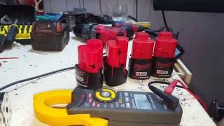 Milwaukee m12 15 ah battery tests and teardowns [upl. by Nabetse]