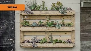 How to Create a Pallet Garden  Mitre 10 Easy As Garden [upl. by Aihtnys]