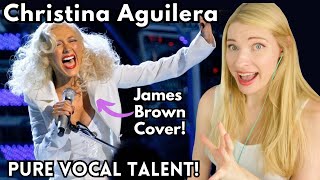 Vocal Coach Reacts CHRISTINA AGUILERA Its A Mans Mans Mans World Grammys Performance [upl. by Ainyt]