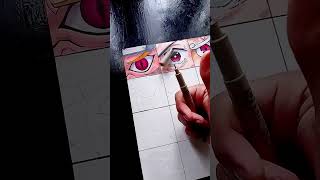 Drawing Jiraiya Sage Mode Eye 🐸🔥  Anime Eye Drawing Series 6  shorts trending naruto [upl. by Scharaga15]