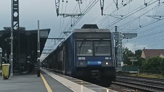 RER D Z 20500 Transilien Trajet entre Saint Denis  Pierrefitte Stains [upl. by Htaras]