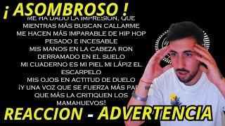 REACCION  CANSERBERO  Advertencia  asombroso [upl. by Oni]