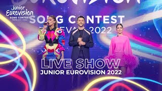 Junior Eurovision Song Contest 2022  Live Show  Yerevan Armenia 🇦🇲  SpinTheMagic [upl. by Goar776]