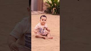 Sand ⌛ music newsong babyphotograper cutebaby viralvideo babyimages funny sand [upl. by Ahso]