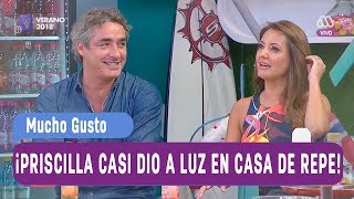 ¡Priscilla casi dio a luz en casa de Repenning  Mucho gusto 2018 [upl. by Caraviello940]