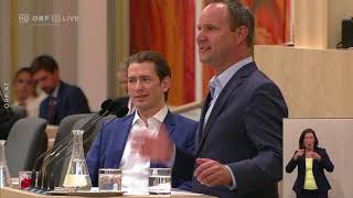 Matthias Strolz im Parlament  04072018  Sebastian Kurz amp Europa [upl. by Seldun]