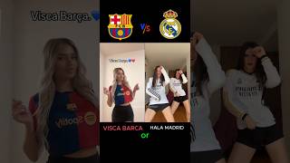 Visca Barca ❤️ vs Hala madrid🤍 football viscabarsa halamadrid barcelona realmadrid trending [upl. by Hnim880]