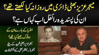 Im the Son of Great Soldier Major Raja Aziz Bhatti Shaheed  Major r Zaffar Bhatti Exclusive Talk [upl. by Ycal]