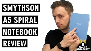 Smythson Featherweight A5 Spiral Bound Refill Notebook Review [upl. by Aeirdna]