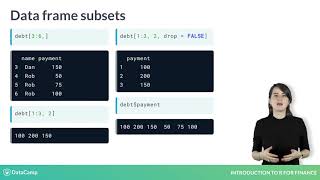 Introduction to R for Finance Data frame manipulation [upl. by Alvy349]