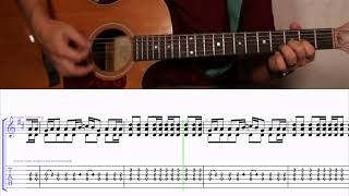 How to Play the Chords to Copperhead Road by Steve Earle on Guitar with TAB [upl. by Michelle]