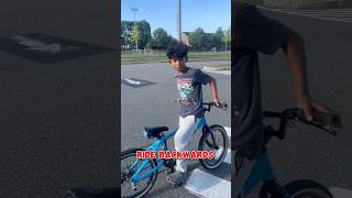 This kid can ride his bike backwards bikelife funny shorts ￼ [upl. by Foss]