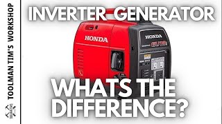 INVERTER GENERATOR Whats the DIFFERENCE between an INVERTER GENERATOR and a regular generator [upl. by Fariss800]