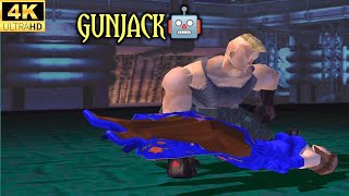 GUNJACK ALL MOVES AND GAMEPLAY tekken3 [upl. by Nylevol]