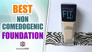 ✅ Top 5 Best Non Comedogenic Foundation  2024 Tested amp Reviewed [upl. by Kendy]