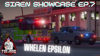 Siren Showcase  Whelen Epsilon Pack [upl. by Christa]