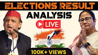 What went Wrong with BJP and NDA  Uttar Pradesh West Bengal Rajasthan Maharashtra  LIVE [upl. by Ainimreh]