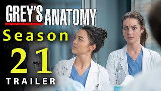 Greys Anatomy Season 21 Trailer  Everything You Need To Know  Release Date 2024 [upl. by Freiman]