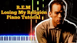 Losing My Religion Piano Tutorial REM Losing My Religion losingmyreligion piano pianotutorial [upl. by Yehudit704]