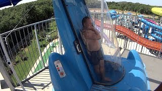 Giant Rocket Water Slide at Aquacolors Poreč [upl. by Shantha558]