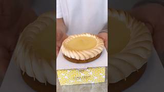 Olive Oil 🍋 Tart Refreshing and very creamy Cc cedricgrolet shorts trending pastry [upl. by Nyrhtakyram]