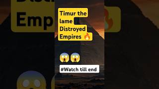 quotHow Timur the Lame Erased Entire Citiesquot😱 shorts [upl. by Inirt]