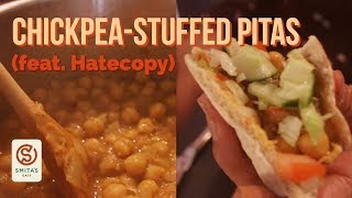 How to make chickpeastuffed pitas feat Hatecopy [upl. by Aseen]