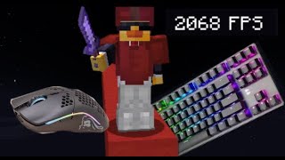 10 Minutes Bedwars ASMR Keyboard amp Mouse Sounds  Hypixel Bedwars [upl. by Grubb]