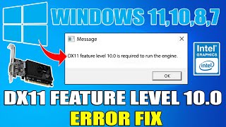 How To Fix MIR4 DX11 feature level 100 is required to run the engine  100 Fixed [upl. by Heida]