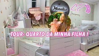 QUARTO DA MINHA BEBÊ MONALISA TEMA BORBOLETAS TOUR COMPLETO E DETALHADO DO QUARTO DA MINHA FILHA 💖 [upl. by Bordy]