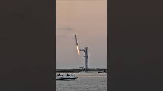 SpaceX Starship Flight 5 Booster Catch [upl. by Htomit]