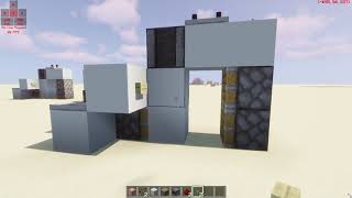 some random 2x1 piston door without sticky pistons [upl. by Fulcher]