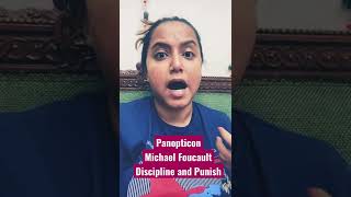 1 min Sociology  Panopticon  Michael Foucault  Discipline amp Punish [upl. by Eidak]