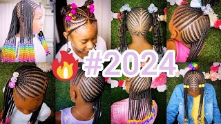 60  Latest Kids Cornrows Braids Hairstyles For Girls  Cute Hairstyles with Braids Hair Extension [upl. by Eelyac]