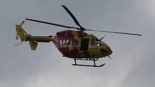 Lifesaver 21  Westpac Lifesaver Rescue Helicopter Service  Departing Little Bay after Drowning [upl. by Eiclek444]