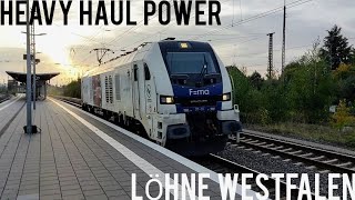 Zugverkehr In Löhne Westfalen  DB Cargo BR 152 amp RE 60 amp Heavy Haul Power BR 159  Eurodual uvm [upl. by Wind237]